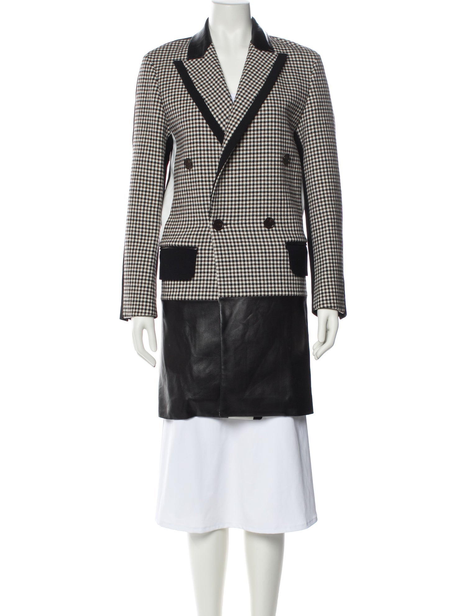 Barbara Bui Plaid Print Coat