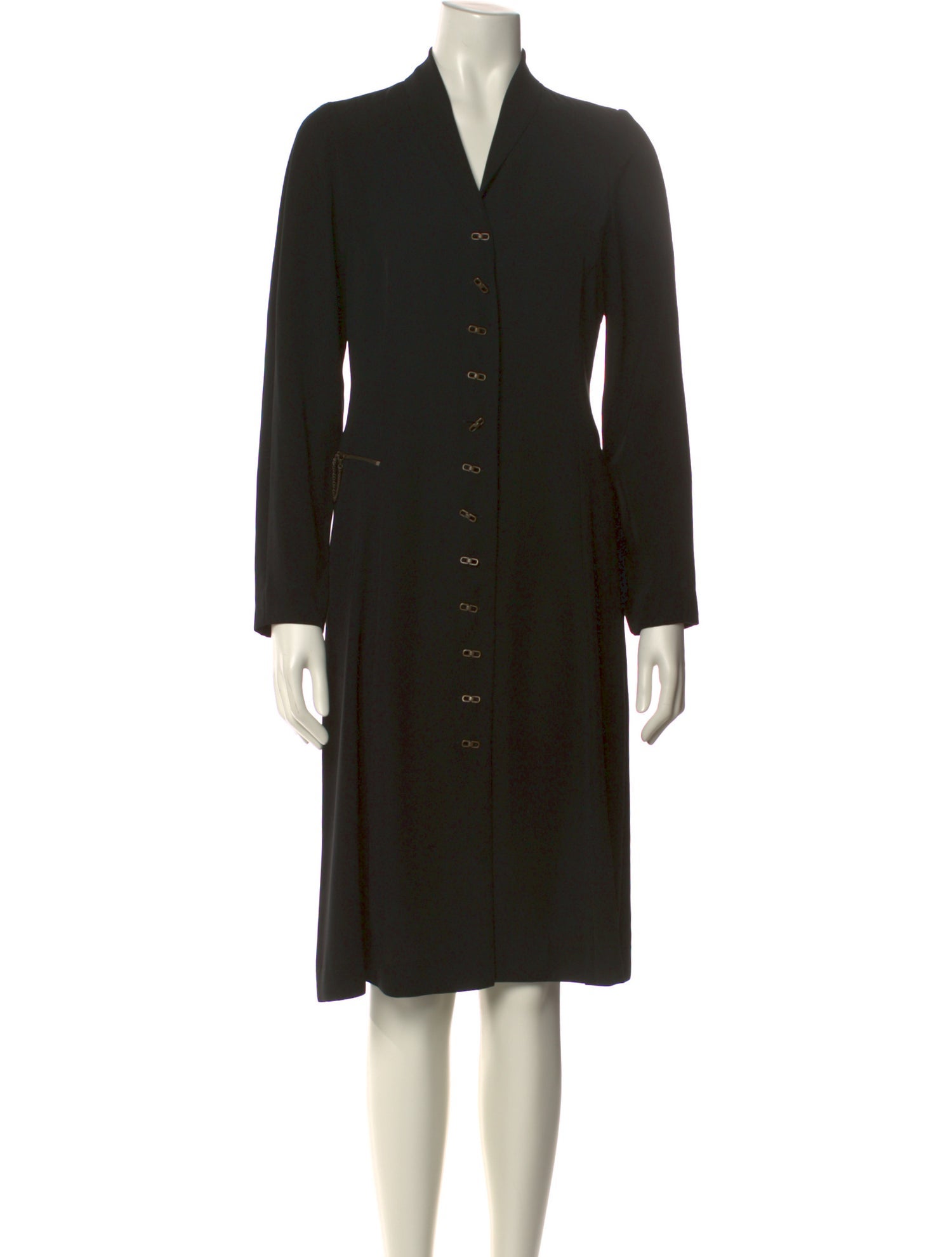 Barbara Bui Silk Knee-Length Dress