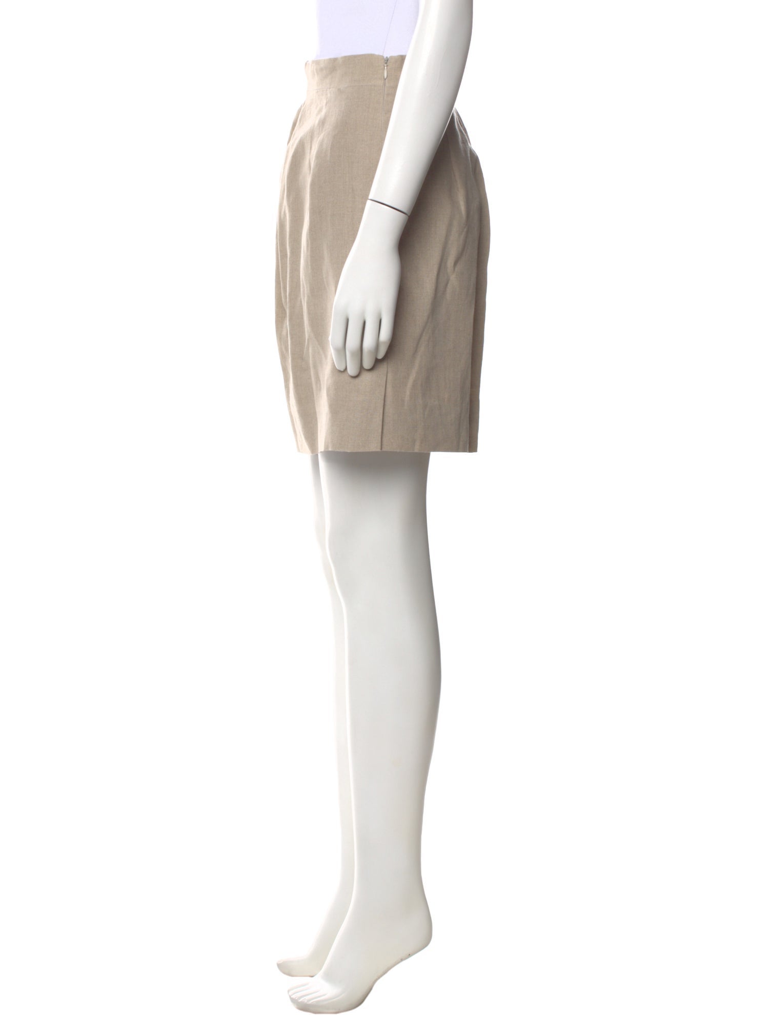 Barbara Bui Linen Mini Skirt