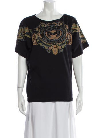 Pre-owned Barbara Bui Graphic Print Crew Neck T-shirt In Multi