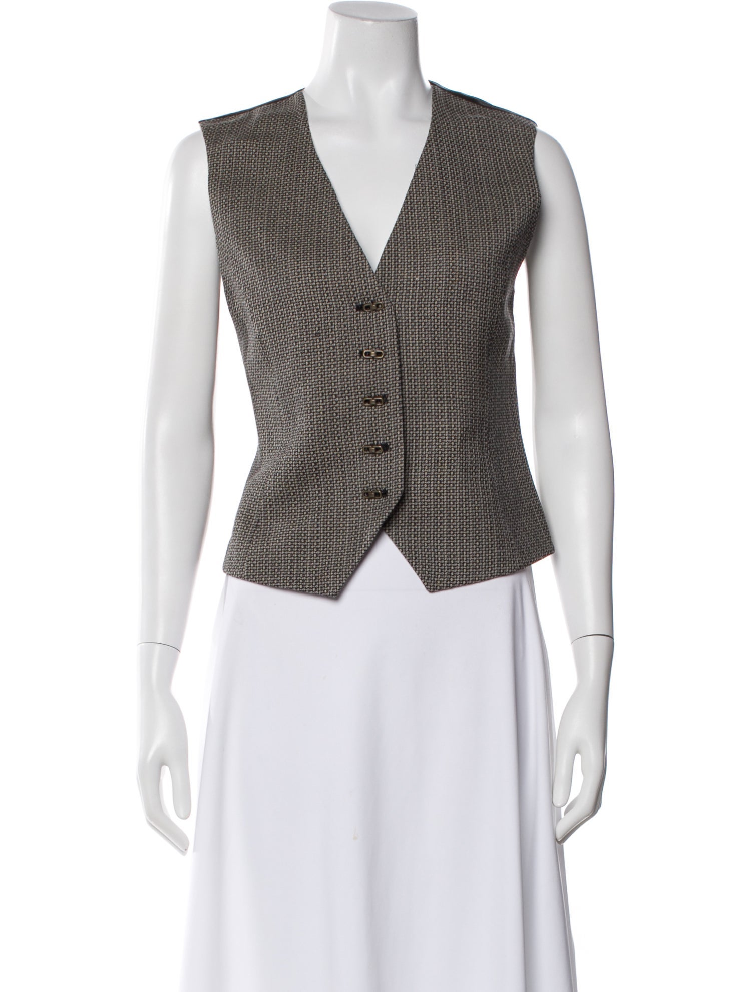 Barbara Bui Wool Printed Vest