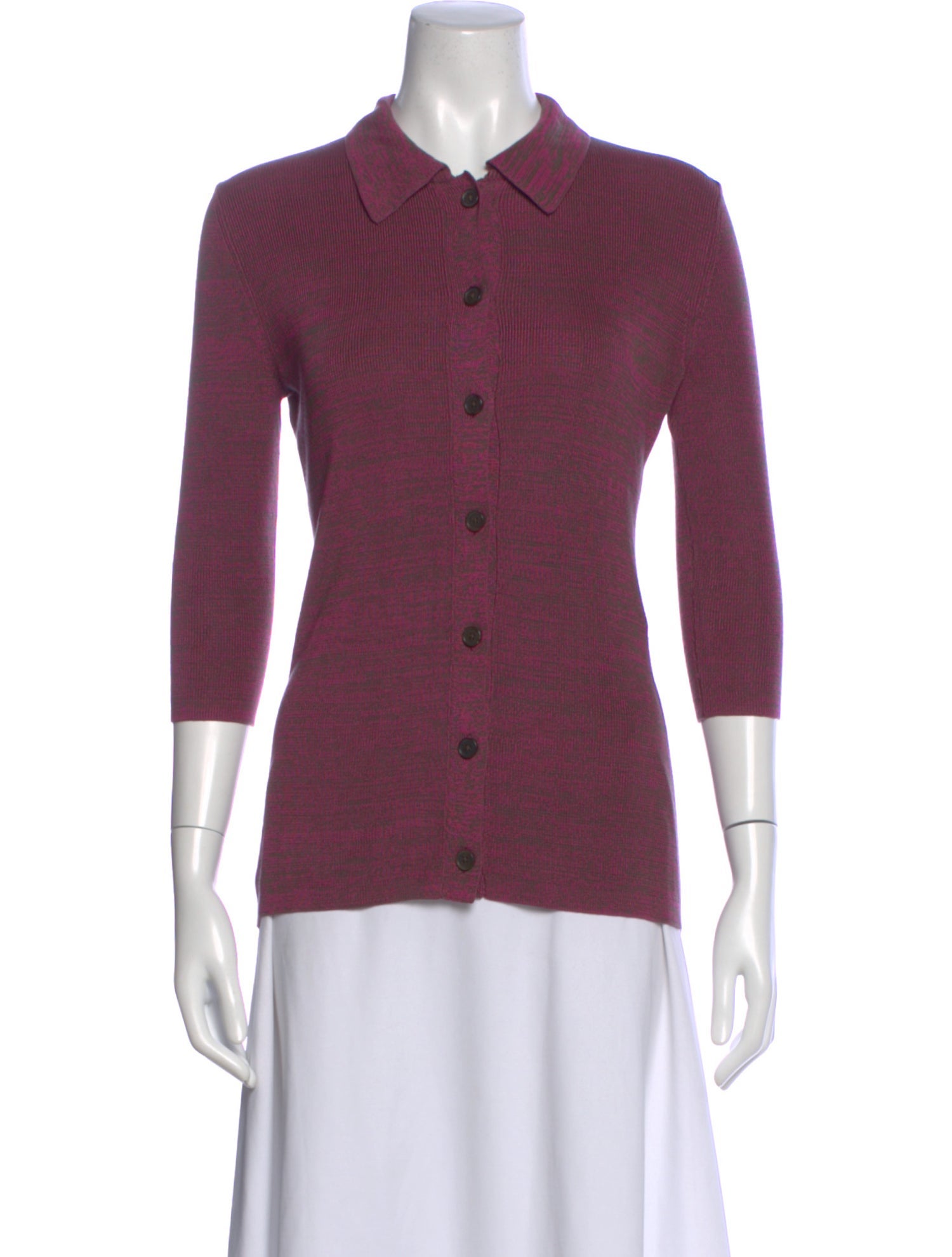 Barbara Bui Three-Quarter Sleeve Polo