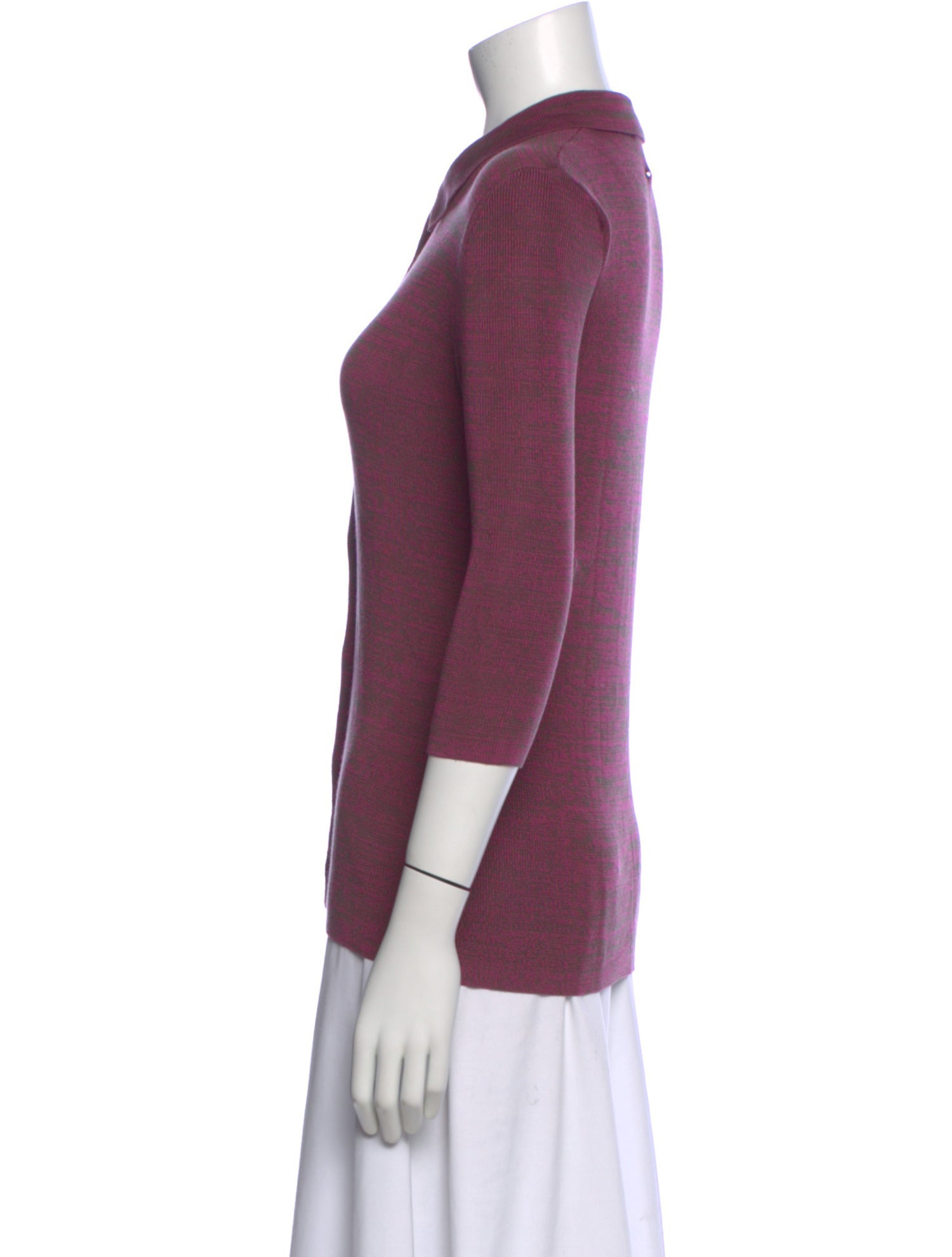 Barbara Bui Three-Quarter Sleeve Polo