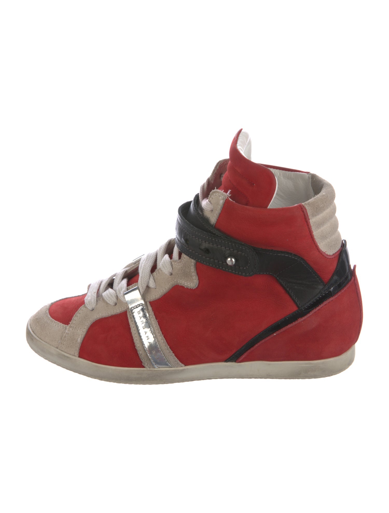 Barbara Bui Suede Wedge Sneakers