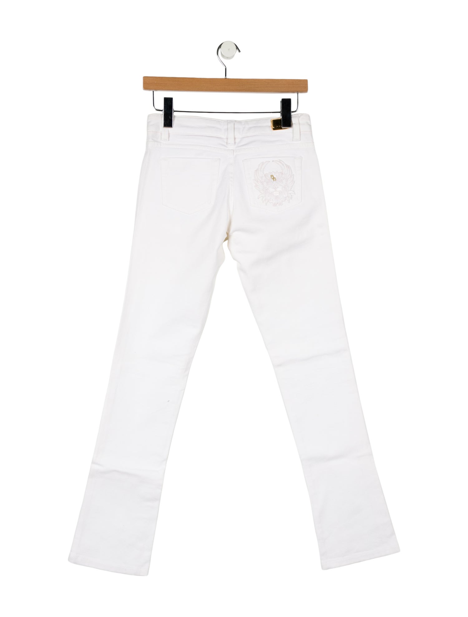 Barbara Bui Low-Rise Straight Leg Jeans