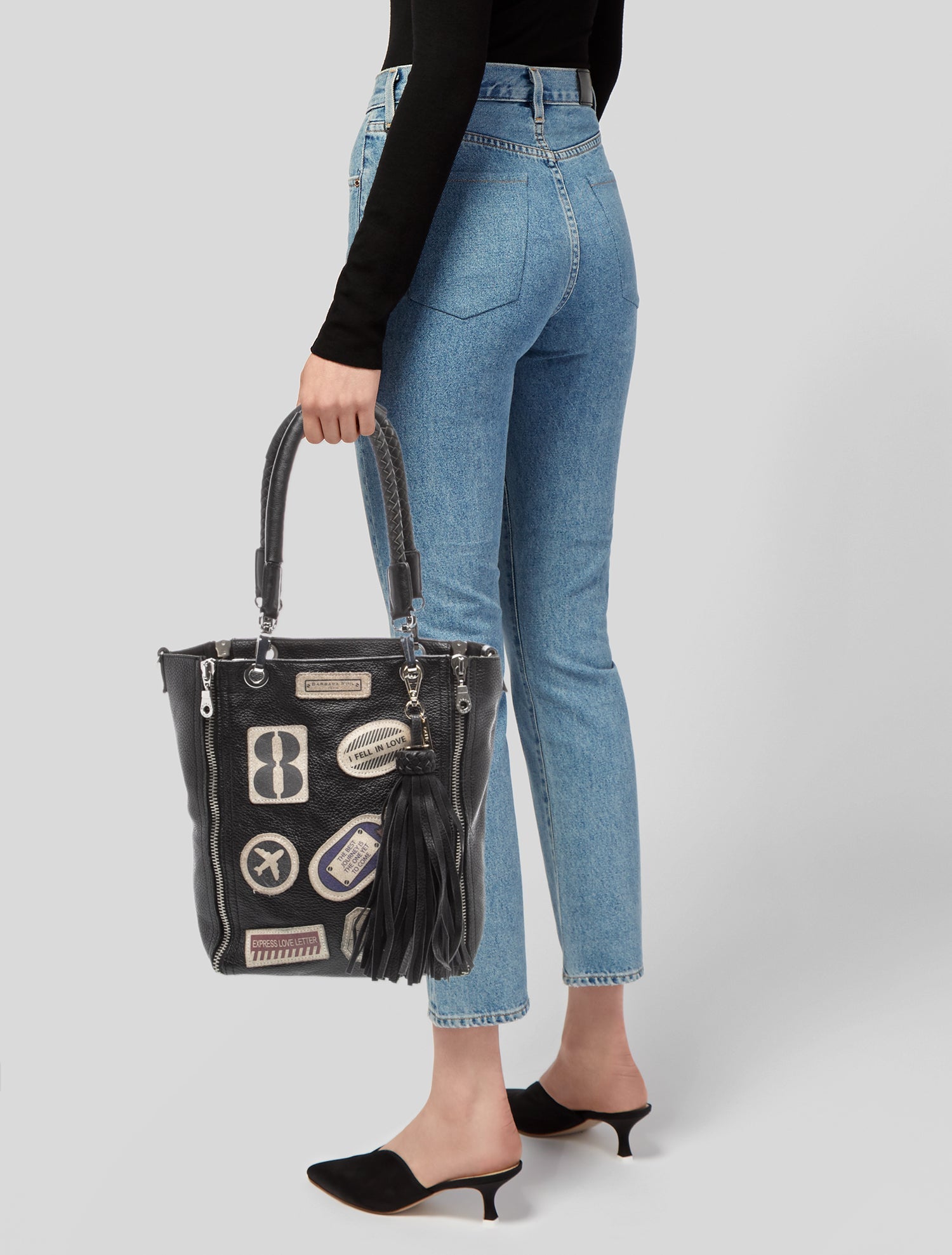 Barbara Bui Leather Top Handle Bag