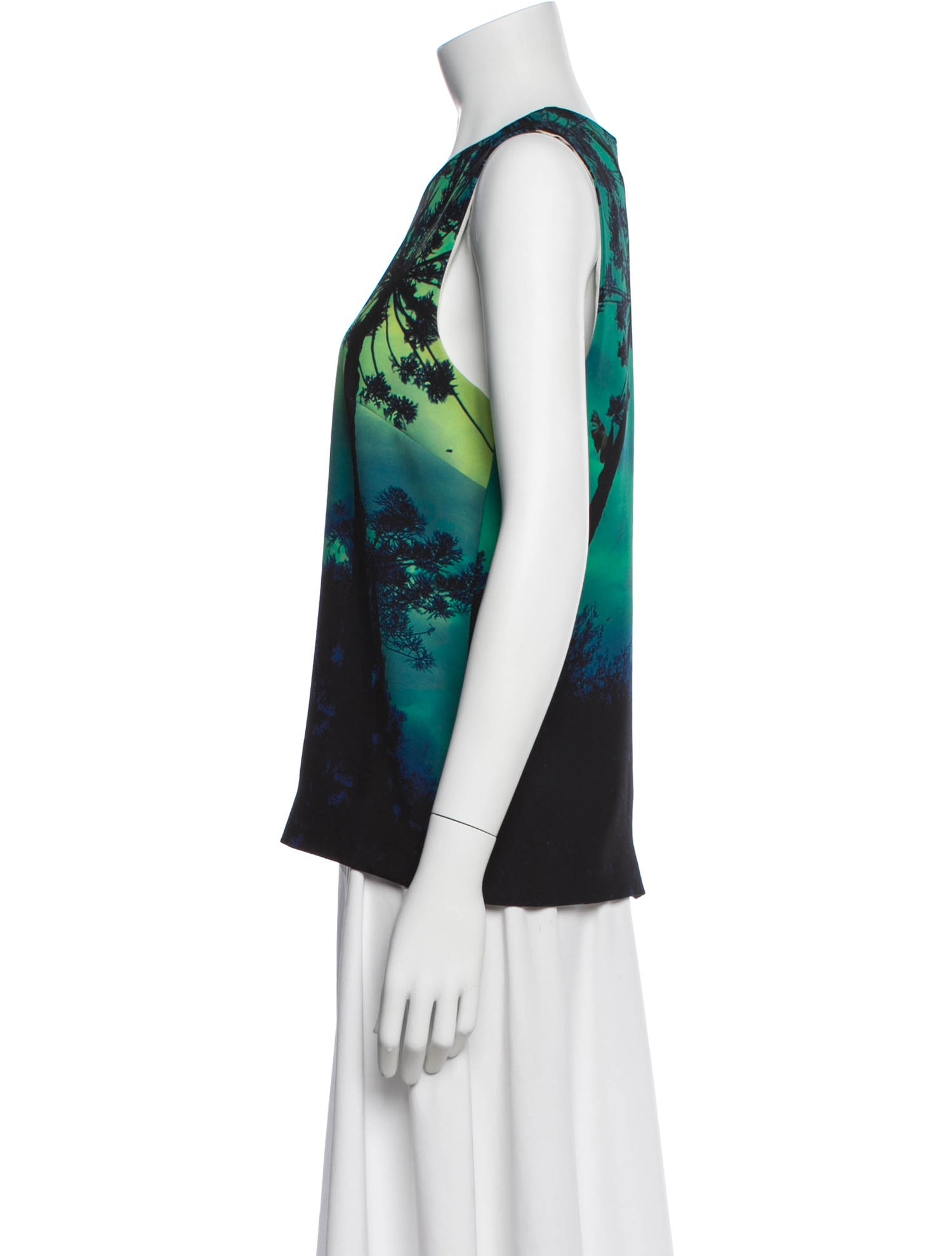 Barbara Bui Graphic Print Crew Neck Top