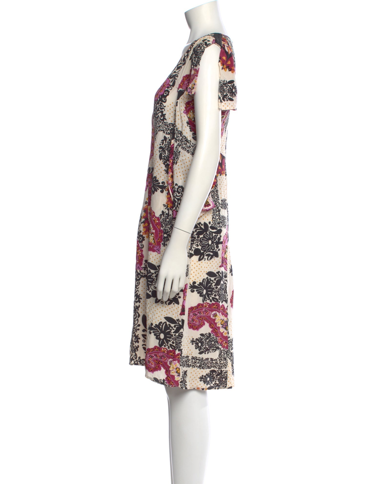 Barbara Bui Silk Knee-Length Dress