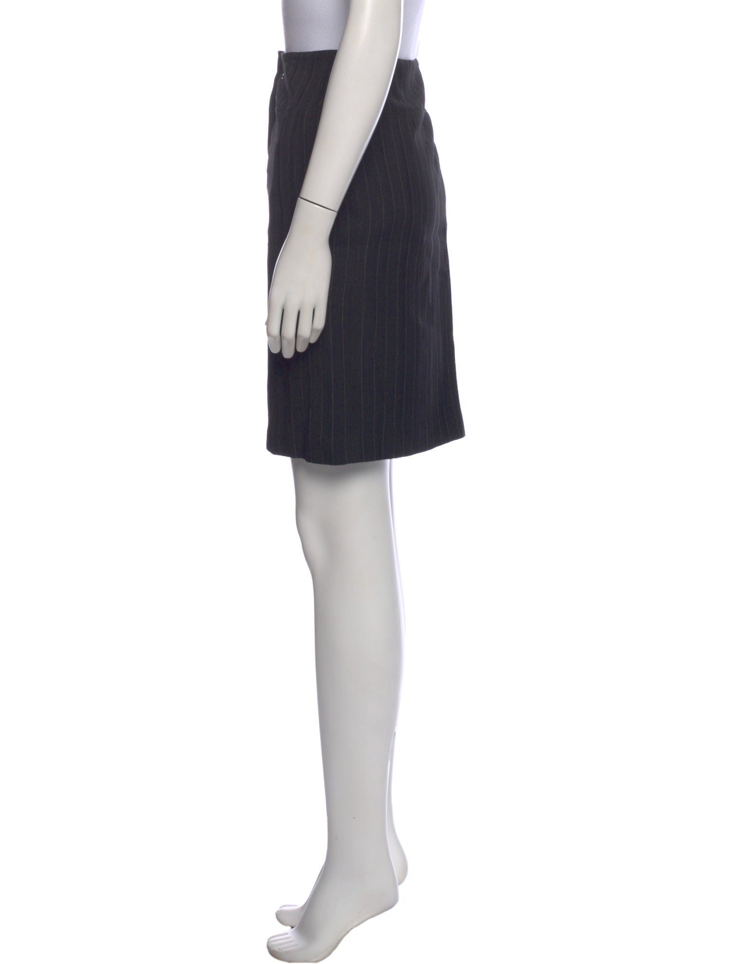 Barbara Bui Striped Knee-Length Skirt