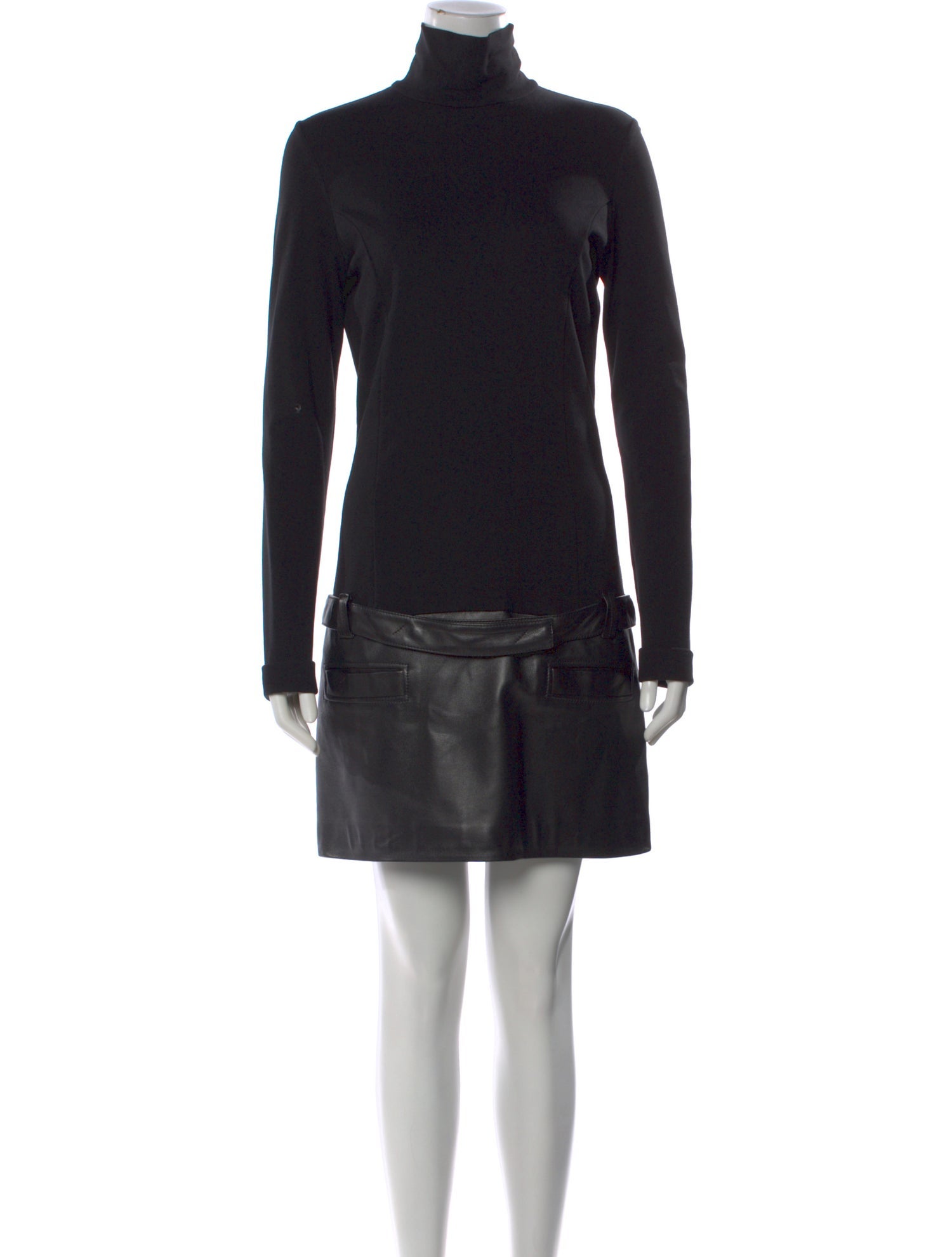 Barbara Bui Turtleneck Mini Dress
