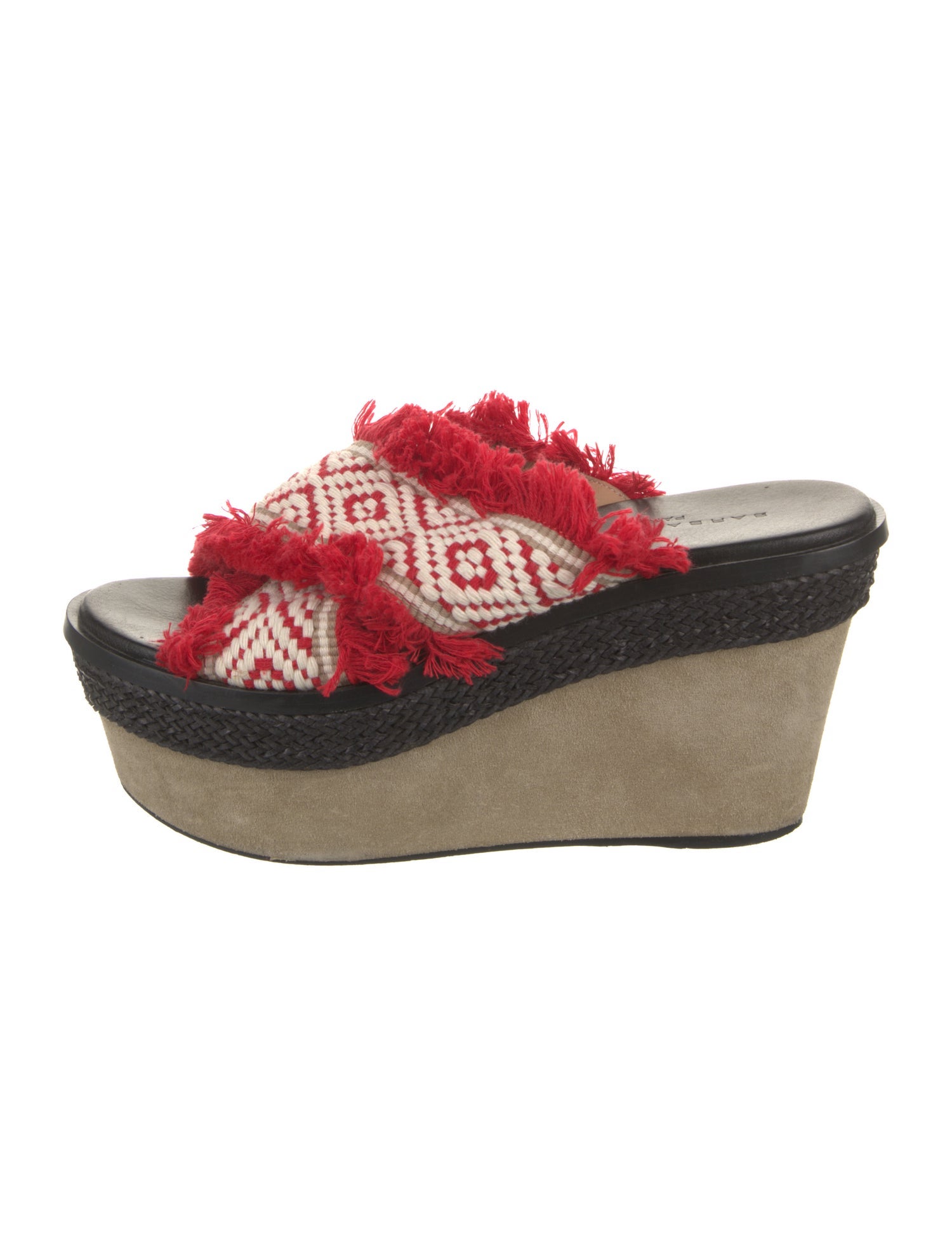 Barbara Bui Suede Printed Mules