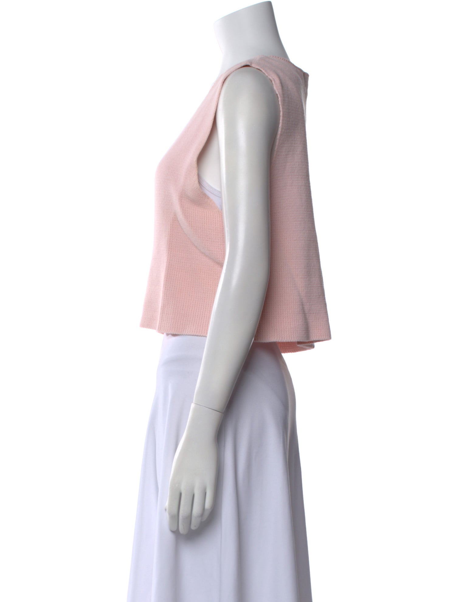 babaà Scoop Neck Sleeveless Crop Top