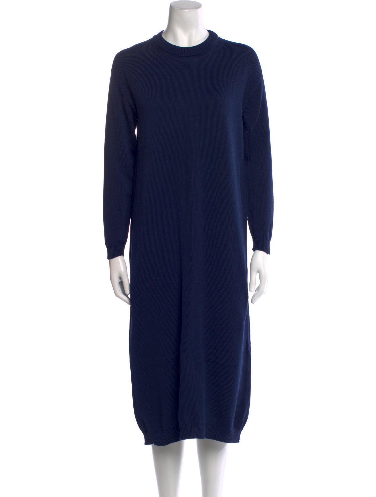 babaà Mock Neck Midi Length Dress