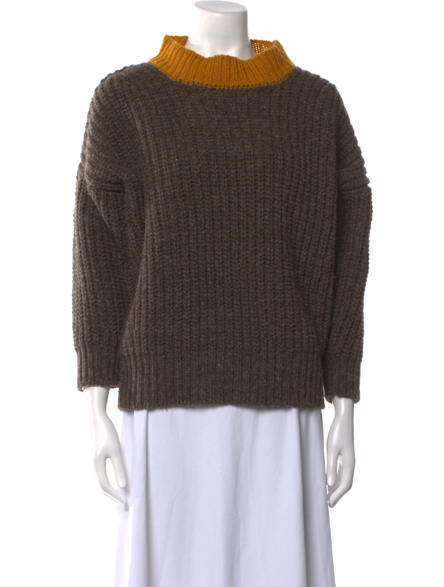 babaà Wool Mock Neck Sweater
