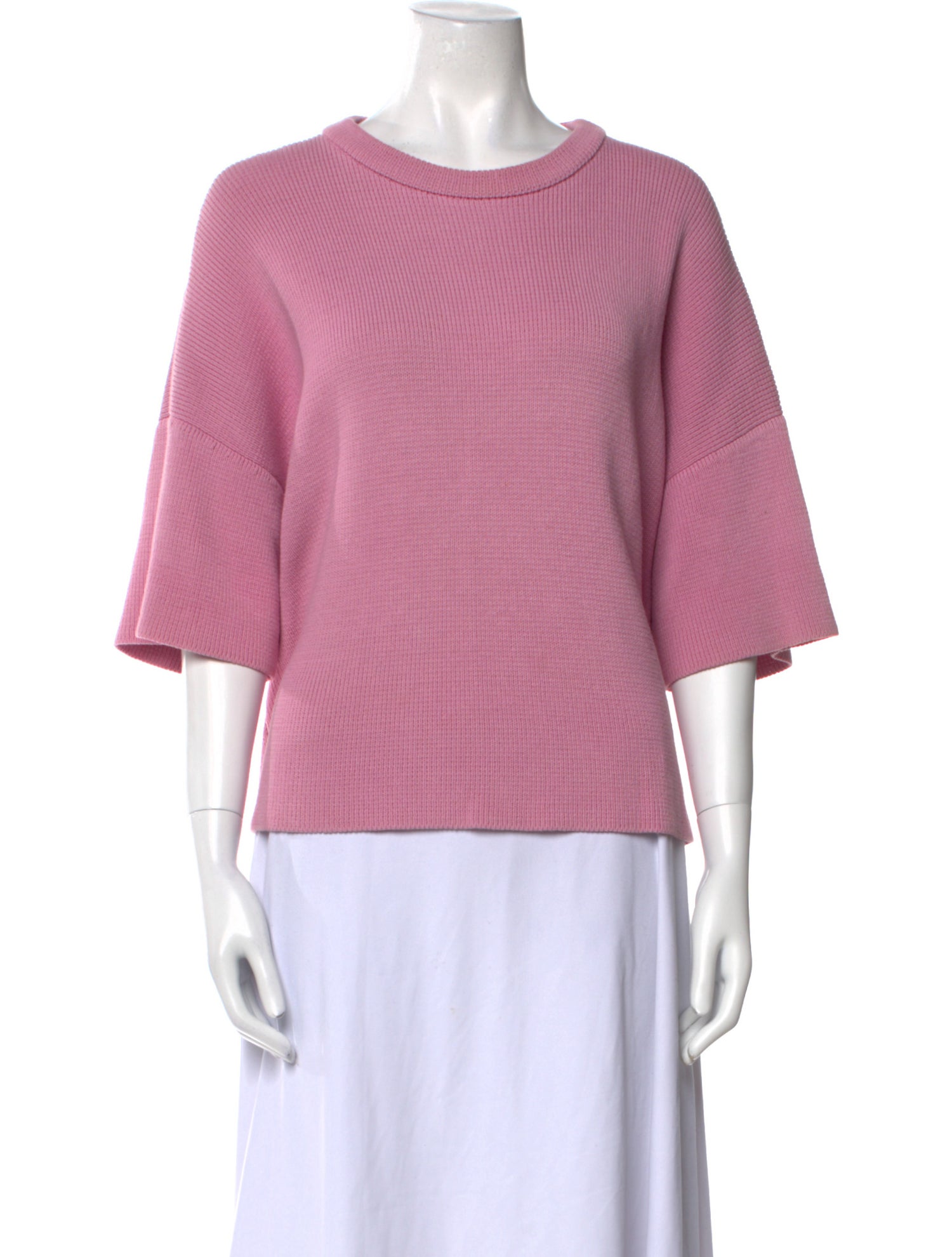 babaà Crew Neck Three-Quarter Sleeve Top