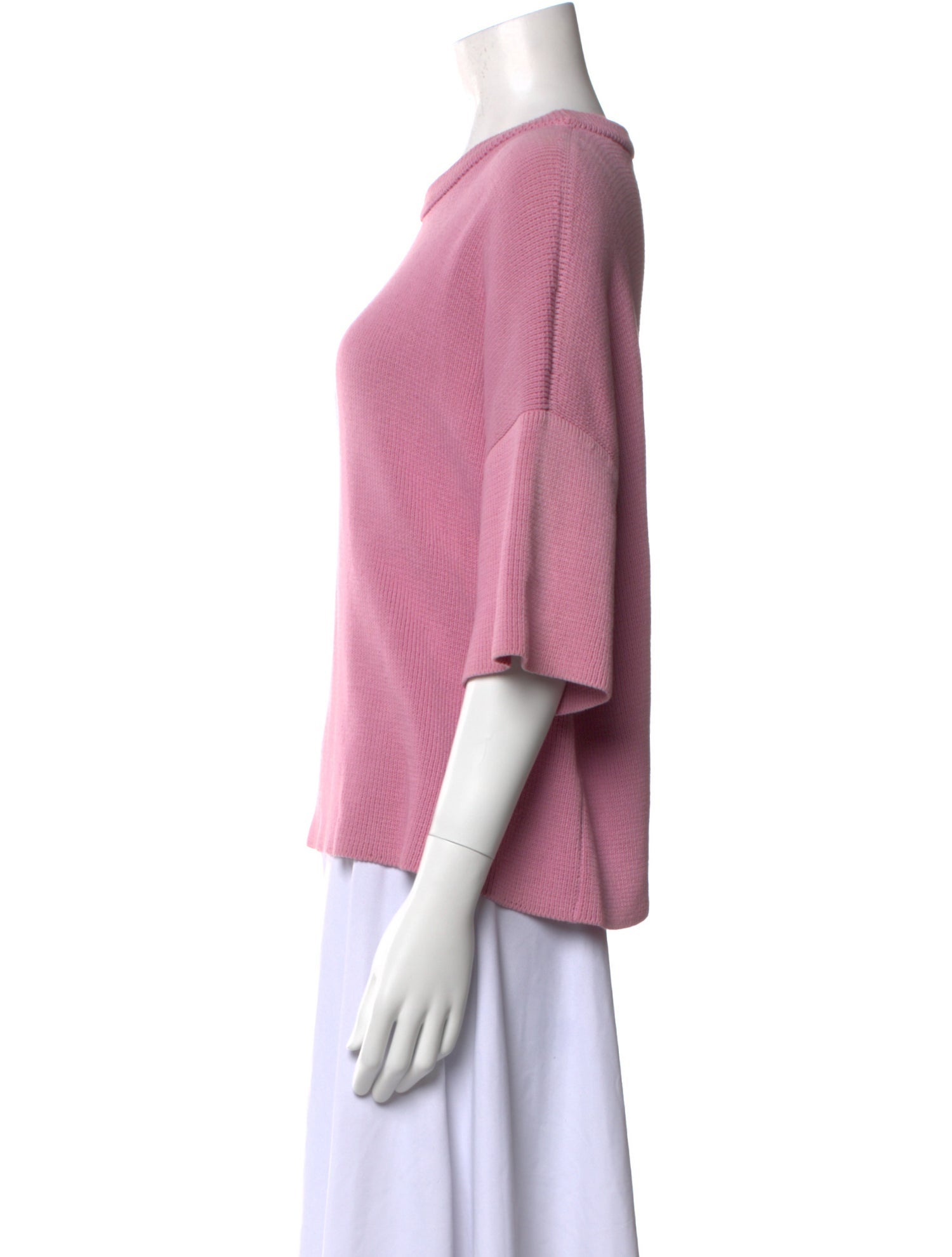 babaà Crew Neck Three-Quarter Sleeve Top