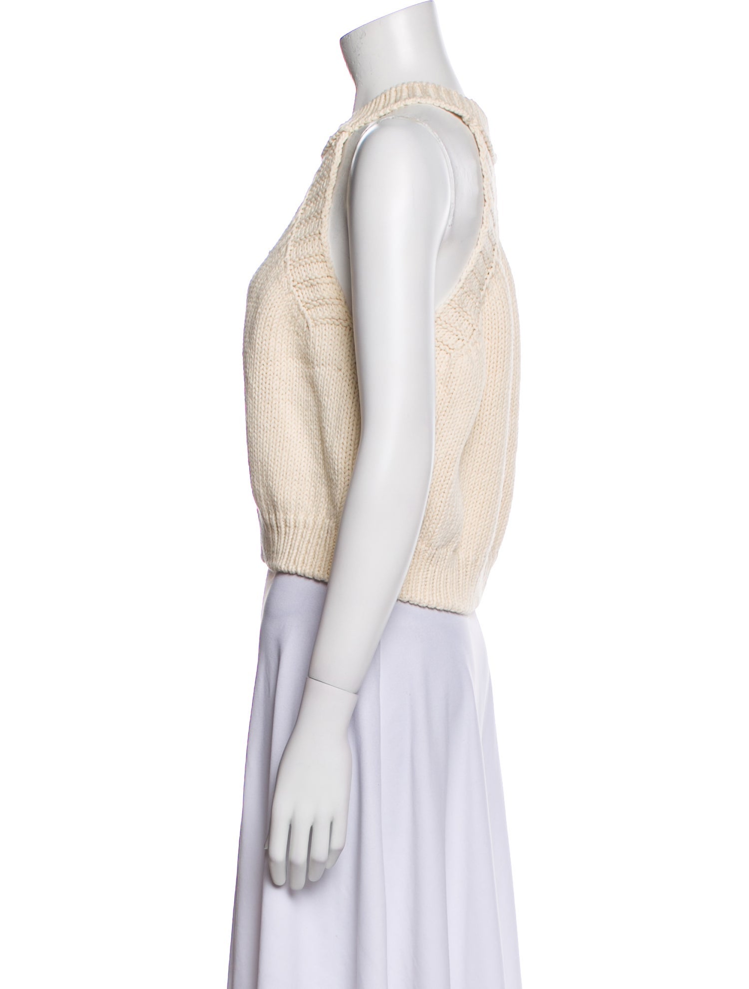 babaà Halterneck Sleeveless Crop Top