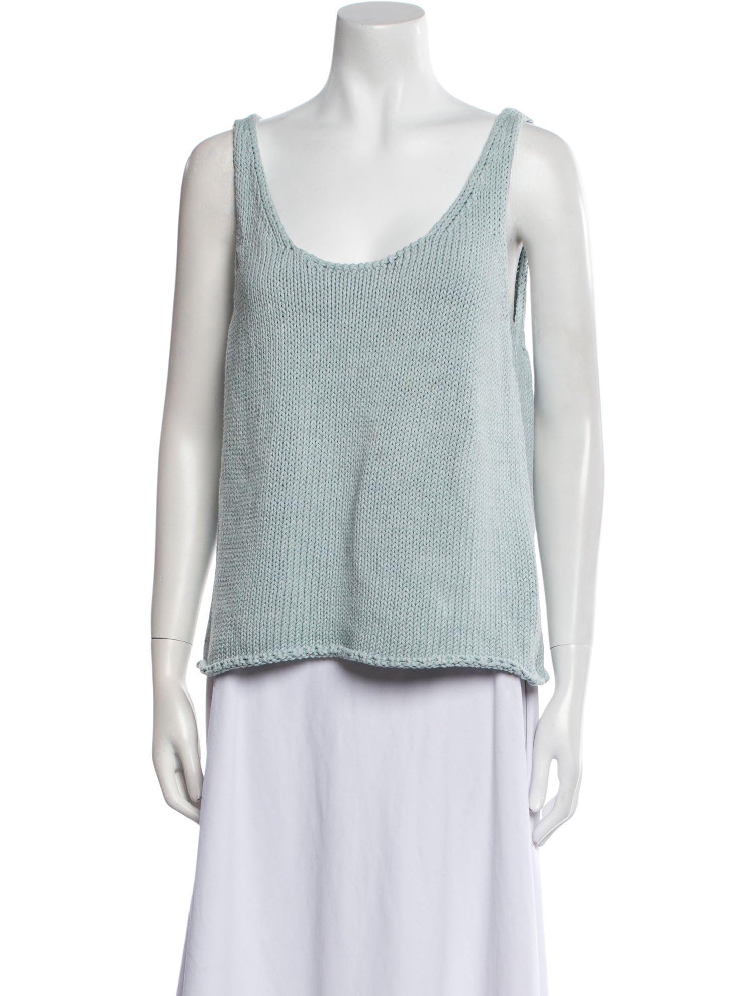 babaà Scoop Neck Sleeveless Top