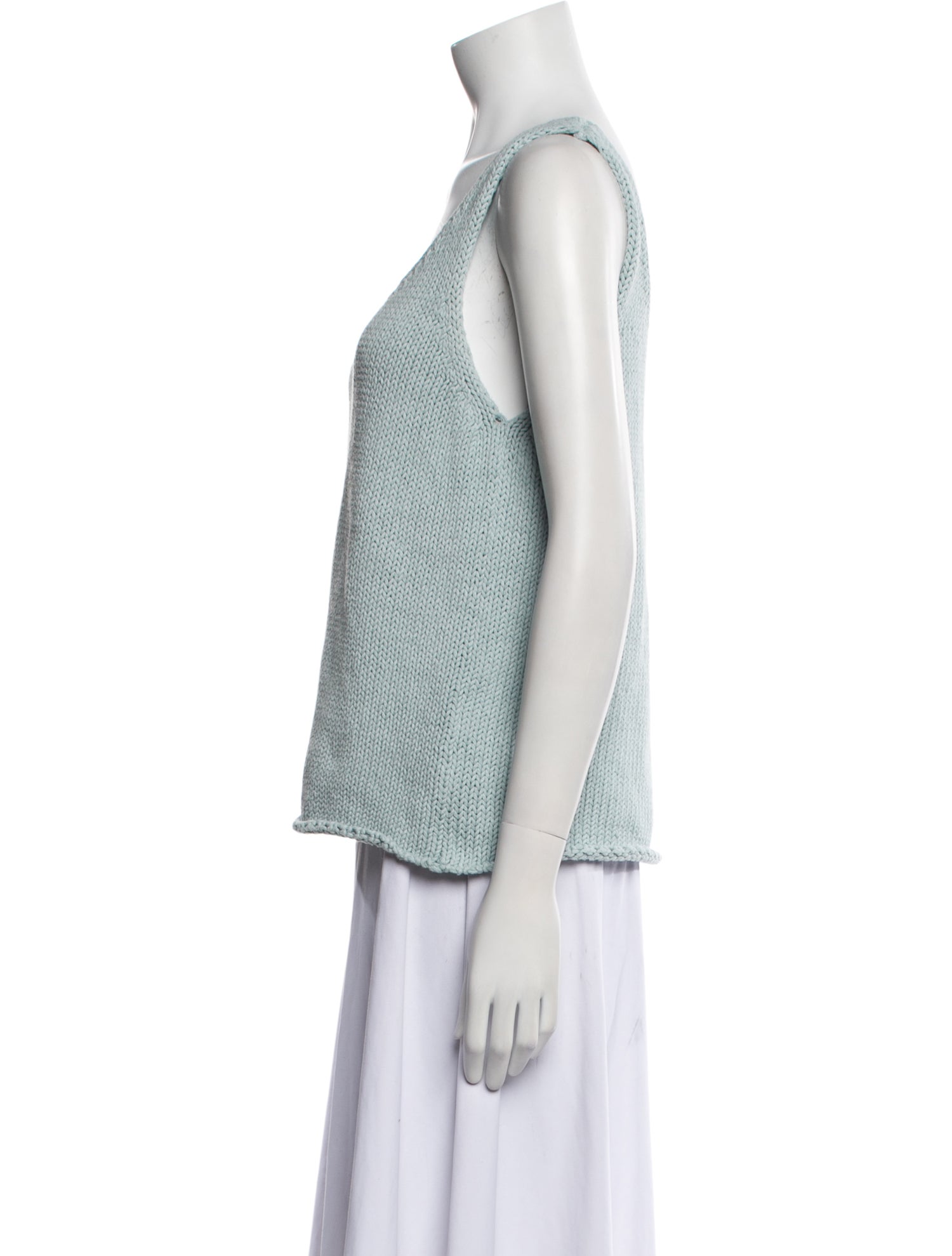 babaà Scoop Neck Sleeveless Top