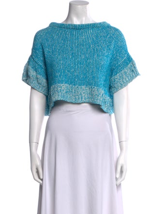 babaà Scoop Neck Short Sleeve Crop Top