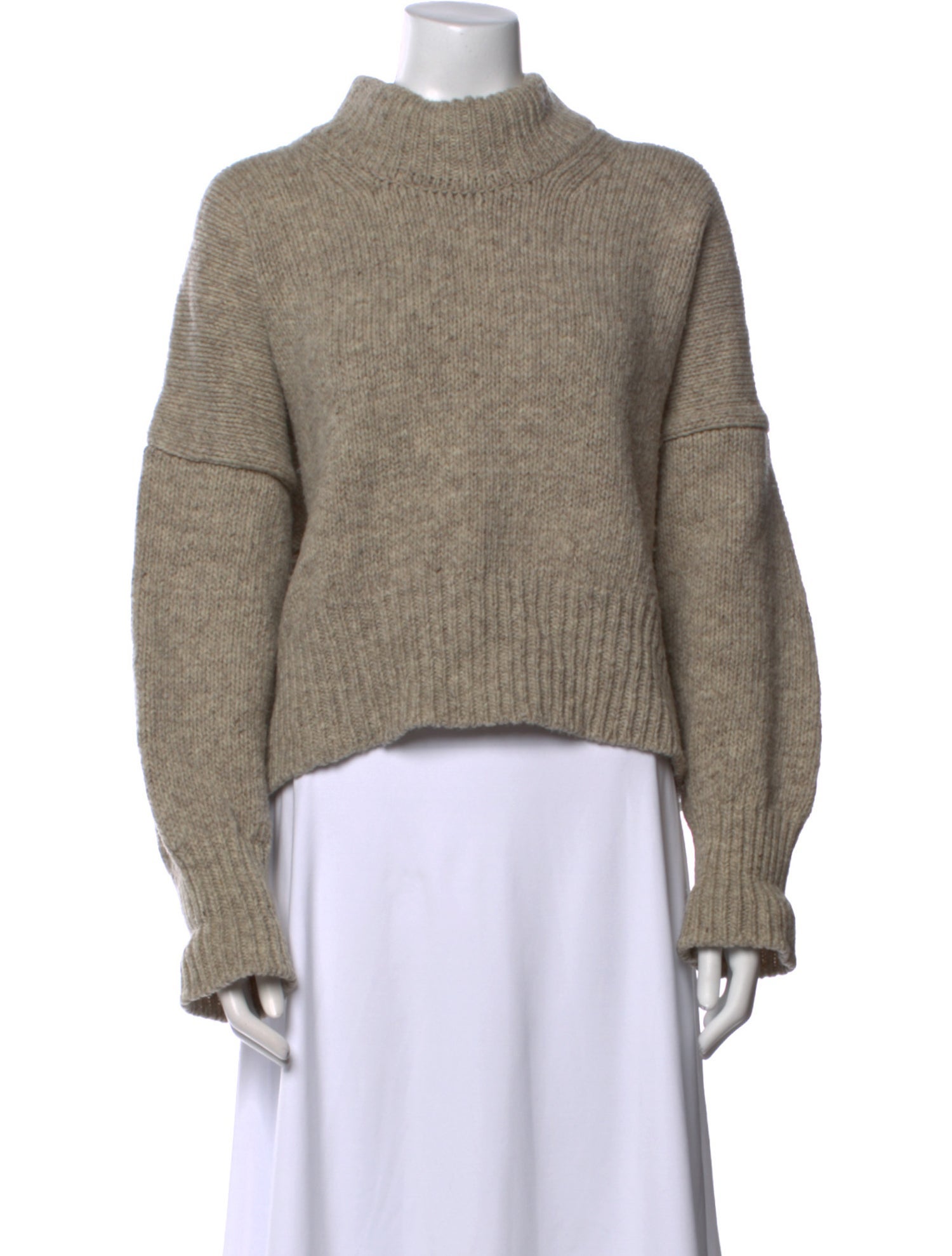 babaà Wool Mock Neck Sweater