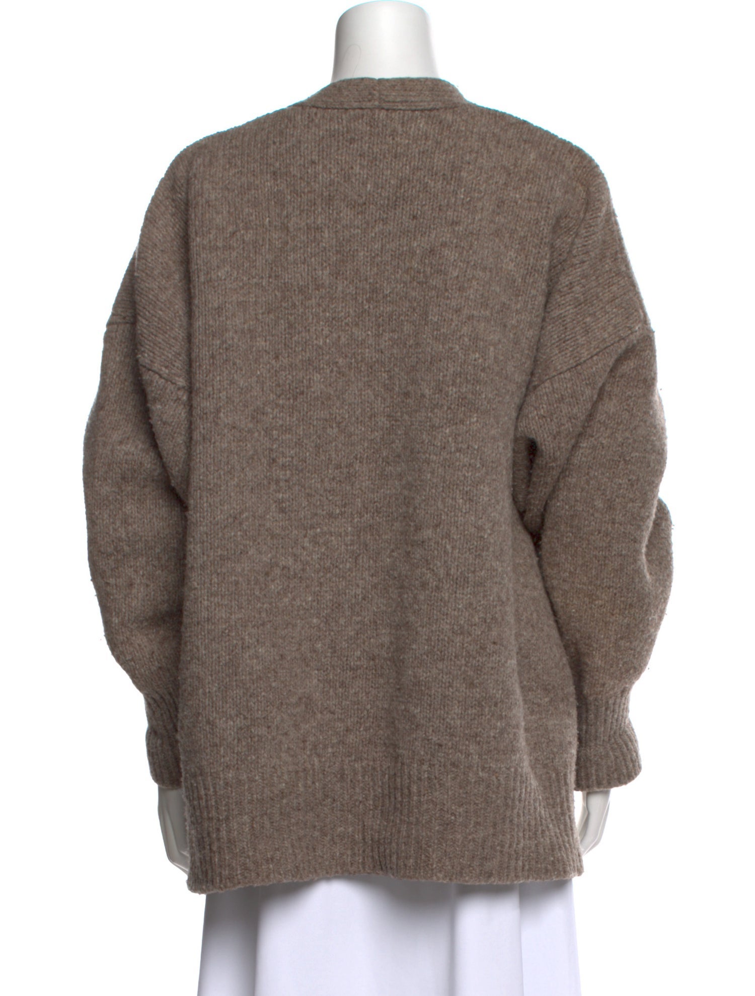 babaà Wool Plunge Neckline Sweater