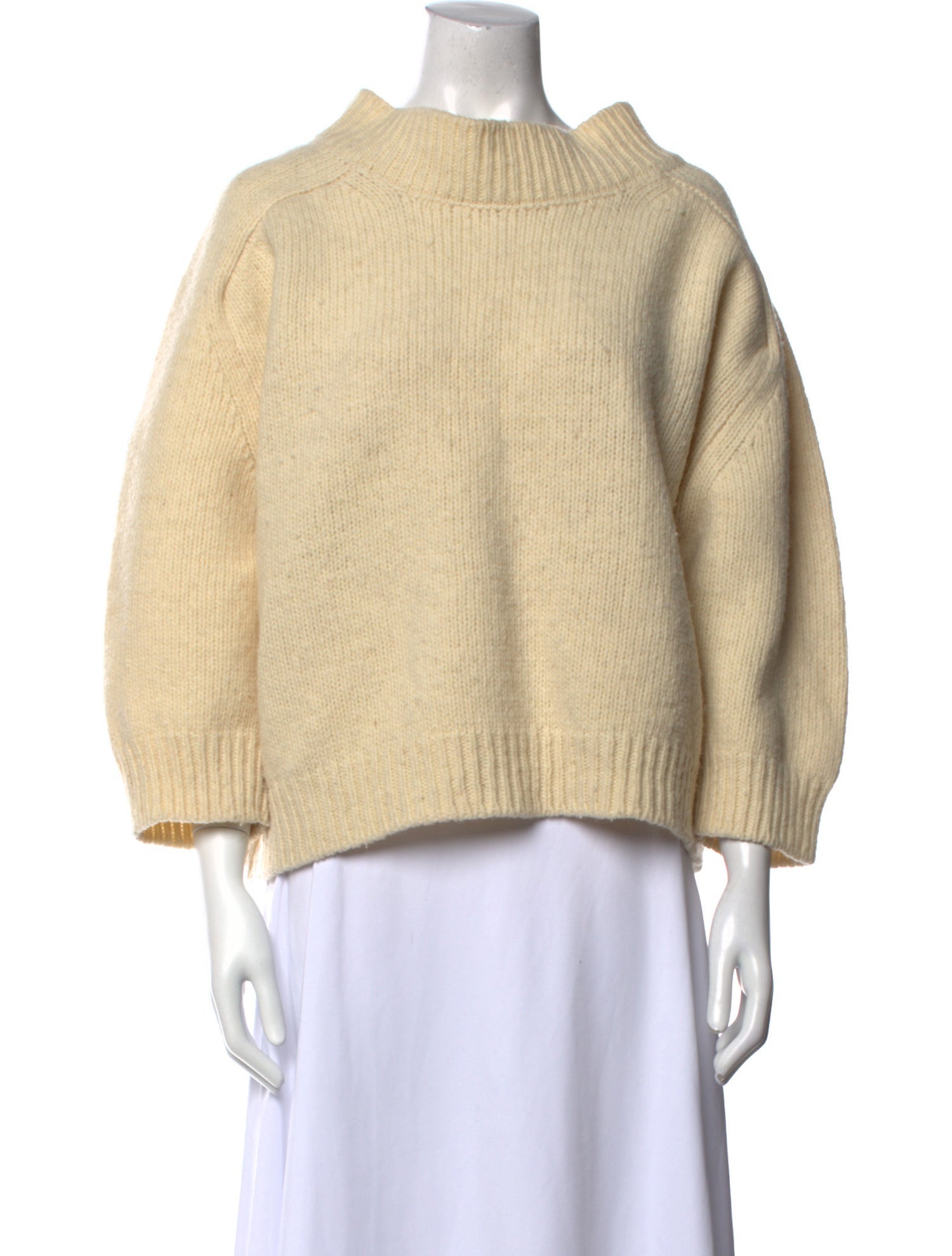 babaà Wool Mock Neck Sweater