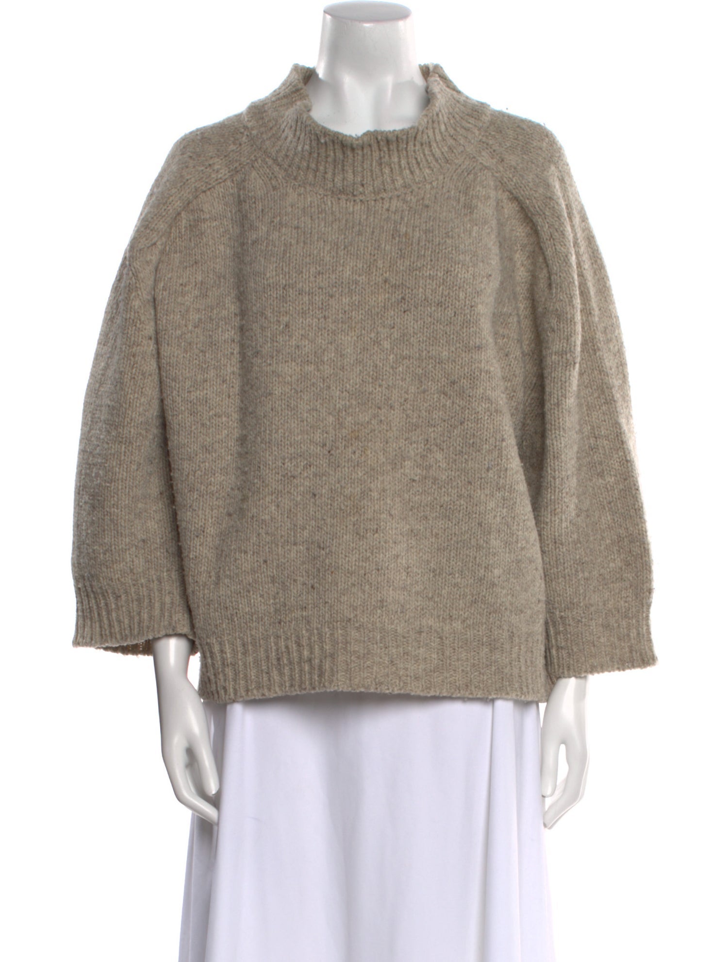 babaà Wool Mock Neck Sweater
