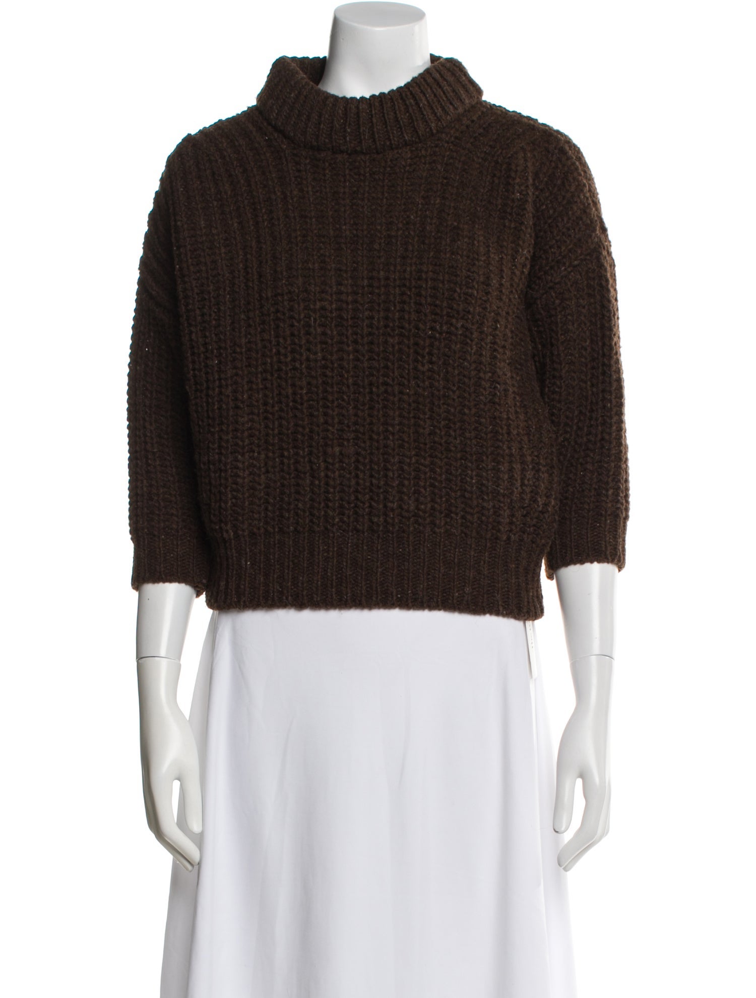 babaà Crochet Turtleneck Sweater