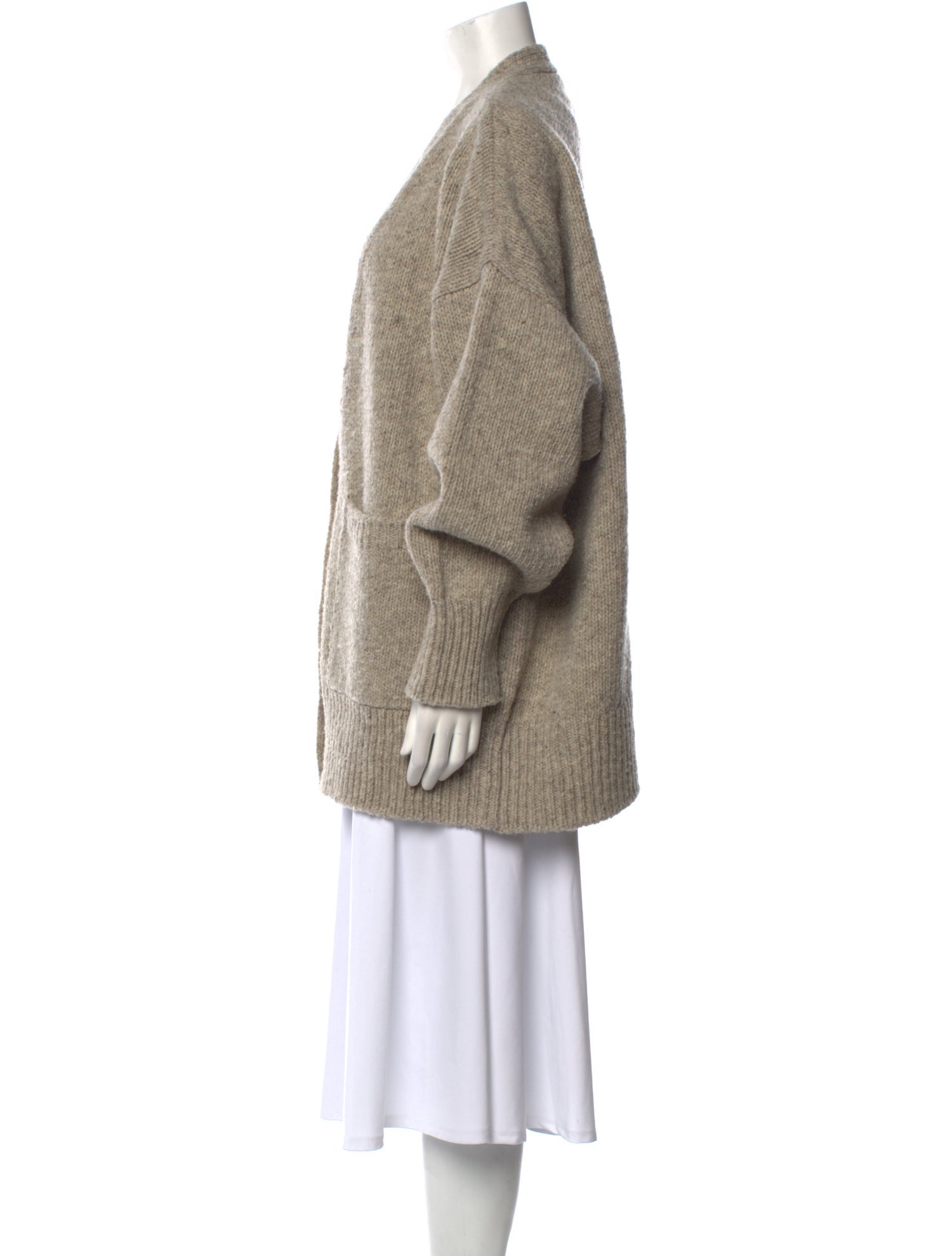 babaà Wool Plunge Neckline Sweater