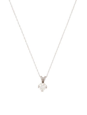 Badgley Mischka Pendant Necklace 1.17ct Diamond