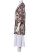Badgley Mischka Floral Print Coat