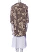 Badgley Mischka Floral Print Coat