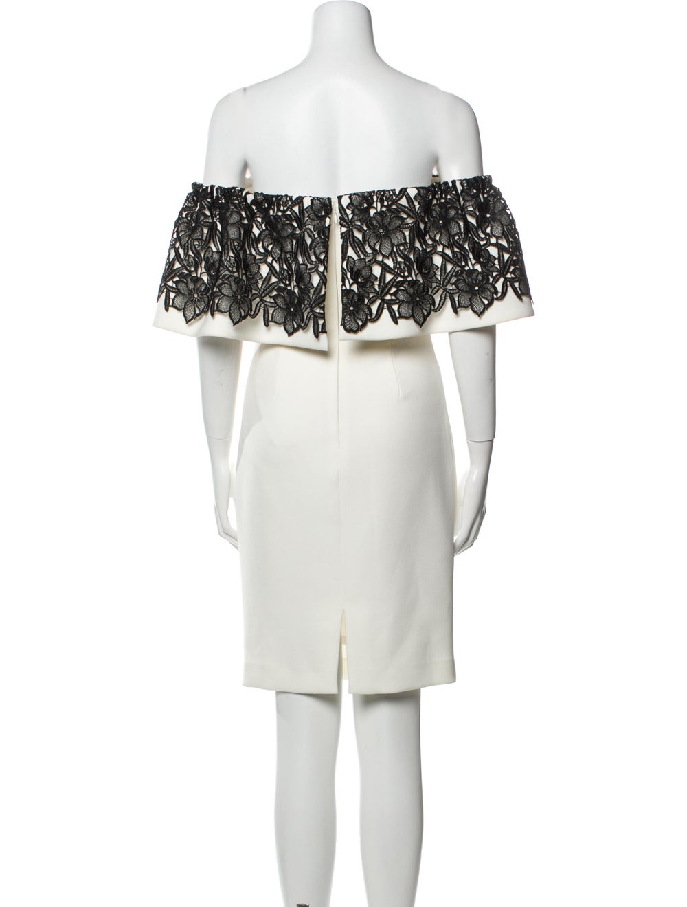 Badgley Mischka Off-The-Shoulder Mini Dress - image 3