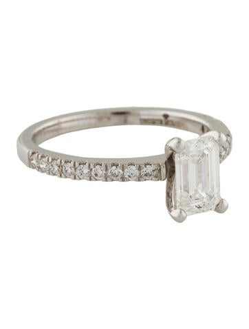 Badgley Mischka Wedding Set 14K 1.05ct Lab-Grown Engagement Ring 6.75