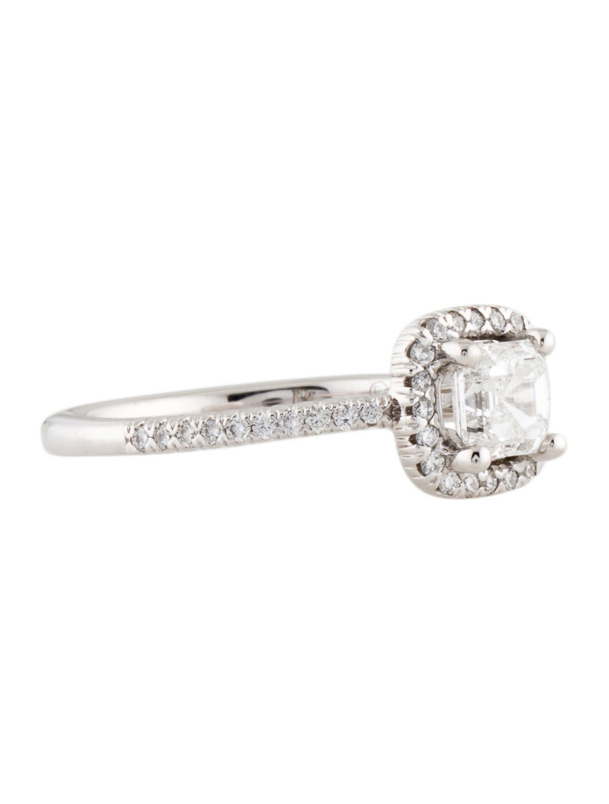 Badgley Mischka 14K LabGrown Diamond Engagement Ring 14K White Gold Engagement Ring, Rings