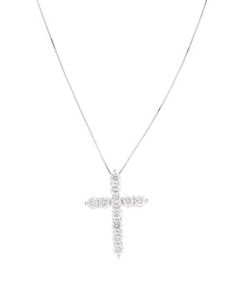 Badgley Mischka 14K 2.00ctw Lab-Grown Diamond Cross Pendant