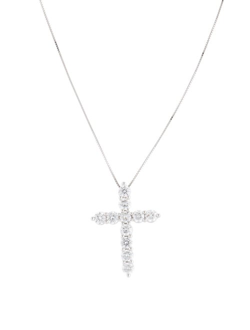 Badgley Mischka 14K 2.00ctw Lab-Grown Diamond Cross Pendant