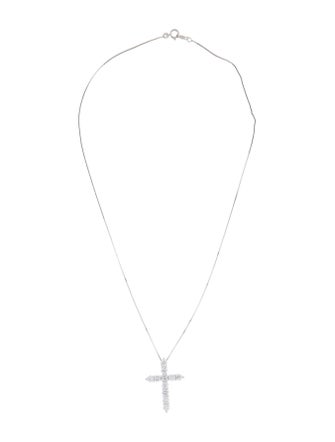 Badgley Mischka 14K 2.00ctw Lab-Grown Diamond Cross Pendant