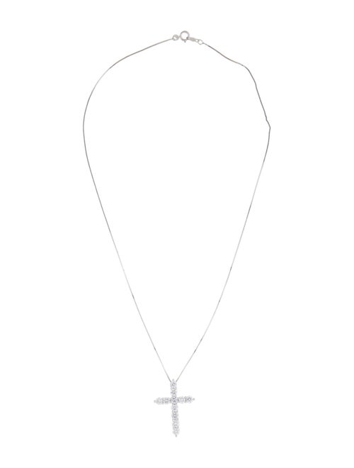 Badgley Mischka 14K 2.00ctw Lab-Grown Diamond Cross Pendant