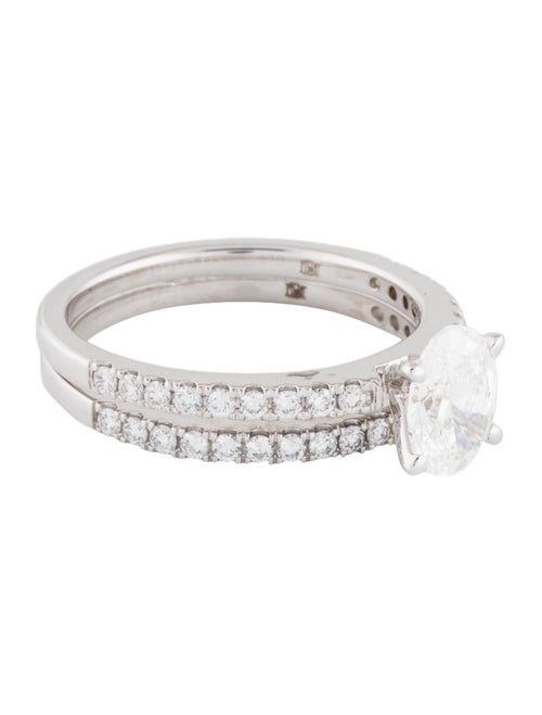 Badgley Mischka 14K 1.00ct Lab-Grown Wedding Set