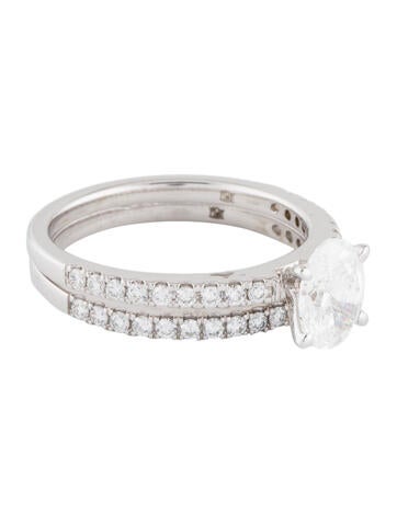 Badgley Mischka Wedding Set 14K 1.00ct Lab-Grown 7