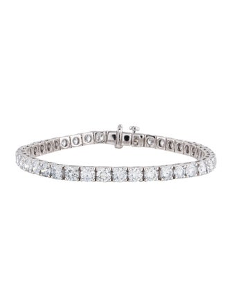 Badgley Mischka 14K 14.07ctw Lab-Grown Diamond Link Bracelet