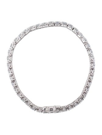 Badgley Mischka 14K 14.07ctw Lab-Grown Diamond Link Bracelet