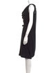 Badgley Mischka Cowl Neck Knee-Length Dress