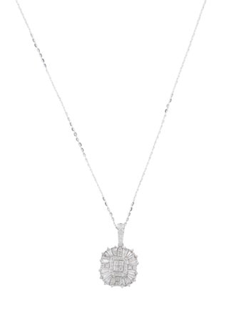 Badgley Mischka 14K Lab-Grown Diamond Pendant Necklace