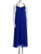 Badgley Mischka Halterneck Long Dress