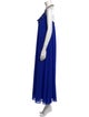 Badgley Mischka Halterneck Long Dress