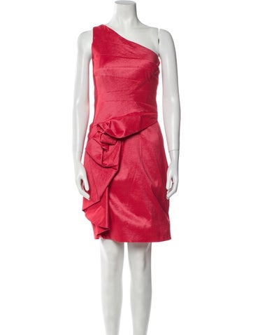 Badgley Mischka Dresses One-Shoulder Knee-Length Dress XXS