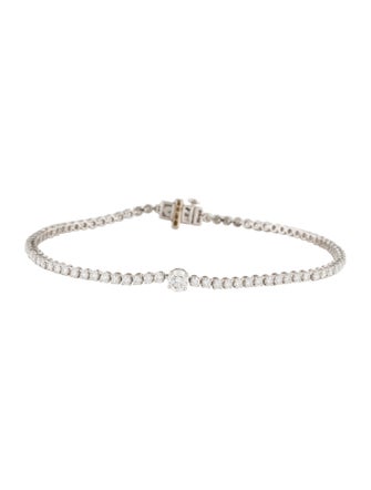 Badgley Mischka 14K 3.00ctw Lab-Grown Diamond Station Bracelet
